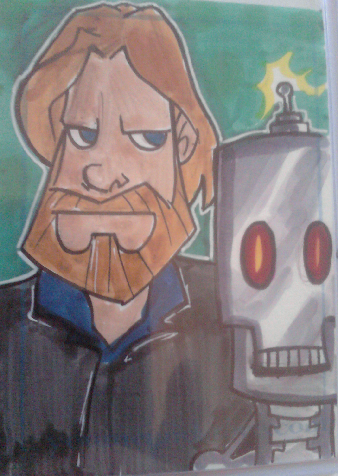 Jason and robot illustration